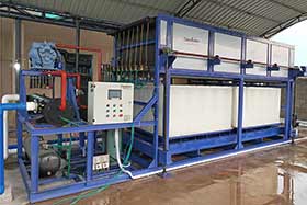 缅甸制冰厂  日产6吨块冰机