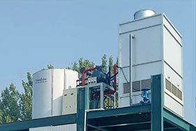 日产30吨片冰机（蒸发冷），阳江海鲜加工