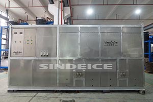 日产20吨板冰机，用于海鲜加工保鲜