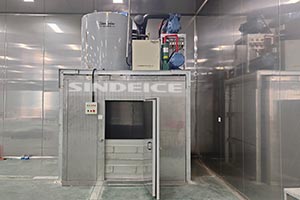 山东食品厂，日产8吨片冰机